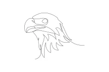Easy One Line Eagle Drawing: Build Focus and Shape Skills with This Powerful Bird