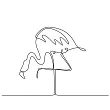 "One Line Flamingo Drawing: A Simple Technique for Expressive Art"