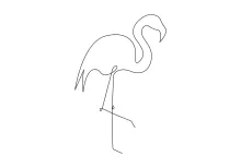 One Line Flamingo Drawing: Simple Way to Learn Shape and Balance in Bird Art