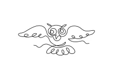 Flying Owl One-Line Drawing: Build Motion Awareness with Iconic Bird Shapes