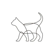 Cat Walking in One Line – Learn Motion and Shape with Simple Drawing