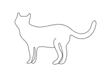 Easy Cat Drawing Using One Line – Build Artistic Skills with Simple Practice