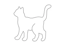 Continuous Line Cat Drawing for Developing Artistic Observation Skills
