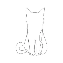  Line Cat Drawing Practice: A Fun and Easy Way to Explore Animal Shapes