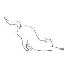 Easy  Line Cat Art to Boost Drawing Confidence and Focus Skills