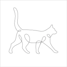 "Sketching Cats with One Continuous Line: A Simple Way to Illustrate Felines"