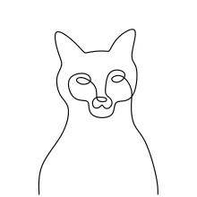 Draw a Kitten Face with One Line: Quick Practice for Cute Animal Expressions