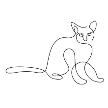 Drawing Cats with One Line: Explore Simple Art Styles for All Ages