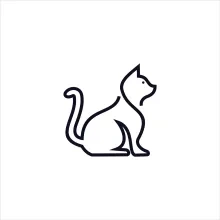 Learn to Draw a Cat in One Line: Great for Practicing Simple Forms