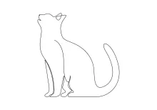 Drawing a Cat with One Continuous Line: Simple Art for Everyday Practice