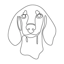 One-Line Dachshund Drawing: Long Shape Practice with a Popular Pet