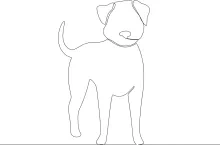 "Single Line City Dog: A Quick Sketching Exercise for Observational Art"