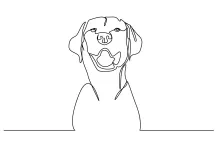 Dog in One Line: A Joyful Pet to Draw Simply