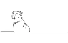 Dog in One Line: Develop Rhythm and Control Through Art
