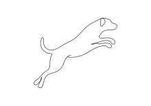 Basic Dog Drawing: Learn Animal Shapes with One Line