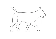 One-Line Dog: Easy and Fun Way to Practice Drawing Animals