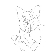 One-Line Dog Drawing: Build Creative Confidence with a Friendly Pet