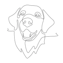 Easy Dog Drawing with One Line: Great Starter Art for Animal Lovers