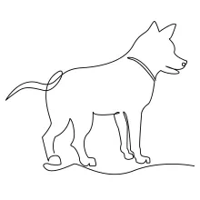 Draw a Dog with One Line: Simple Animal Art to Boost Creativity