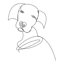 Dog in One Line: Loyal Friend in Simple Art