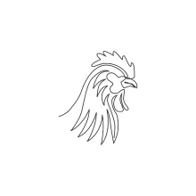 Quick One-Line Rooster Drawing: Build Animal Drawing Skills with Farmyard Birds