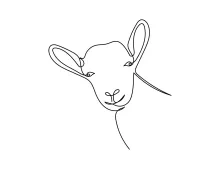 One-Line Goat Drawing for Beginners: Learn to Sketch with Single Lines