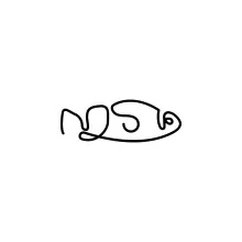 Clownfish One-Line Drawing: Learn Simple Sea Animal Forms Easily