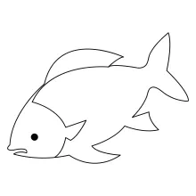 One-Line Drawing of a Fish: Quick and Easy Exercise for All Ages