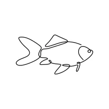 Simple Fish in One Line: A Beginner-Friendly Way to Explore Basic Animal Shapes