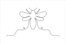 One Line Drawing of a Bee: Easy Insect Art for Beginners
