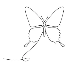 Draw a Butterfly in One Line: Build Drawing Skills with Easy Nature Sketches