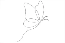Simple Butterfly in One Line: Learn to Draw Nature with Minimal Effort