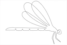 Dragonfly in One Line: Explore Insect Form with Easy Drawing Flow