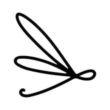 Single-Line Dragonfly Drawing: Learn to Align Insect Wings with Clean Design