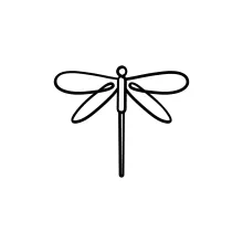 Dragonfly in One Line: Practice Symmetry and Wing Placement with Simple Drawing
