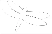 One-Line Dragonfly Practice: Strengthen Drawing Accuracy with Easy Insect Shapes