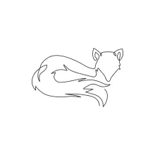 Fox Drawing for All Ages: Easy One-Line Art for Fun and Learning