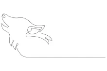 One Line Drawing of a Wolf: Learn Forest Animal Forms with Ease