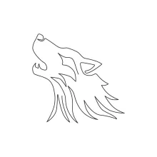 One-Line Wolf Drawing for Kids: Wild Shapes Made Simple