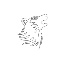 Learn to Draw a Wolf in One Line: Easy Animal Art for Beginners