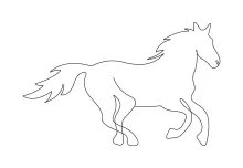 One Line Horse Drawing: Learn to Create Animal Shapes the Easy Way