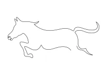 One Line Horse Art: Practice Animal Drawing with Just One Line