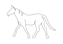 One Line Horse Drawing for Beginners: Fun and Simple Animal Art
