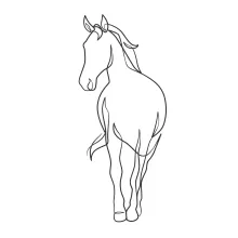 "One Line Horse Head Drawing: Expressing Strength and Beauty with Minimalist Techniques"