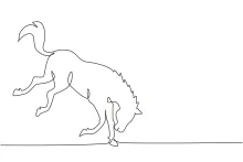 Jumping Wild Horse in One Line: Practice Energy in Simple Drawing