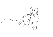 Learn to Draw a Horse Using One Line: Easy and Engaging for Beginners