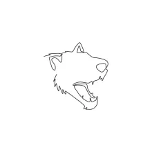 Tasmanian Devil in One Line: Easy Animal Drawing with a Wild Twist
