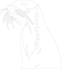 One Line River Otter Drawing: Practice Simple Art with a Playful Animal
