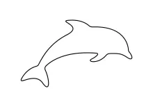 "One Line Dolphin Illustration: Capturing Motion and Playfulness with Minimalist Art"