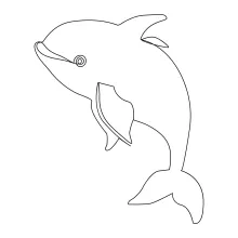 Simple Jumping Dolphin: One Line Art for Ocean Animal Learning